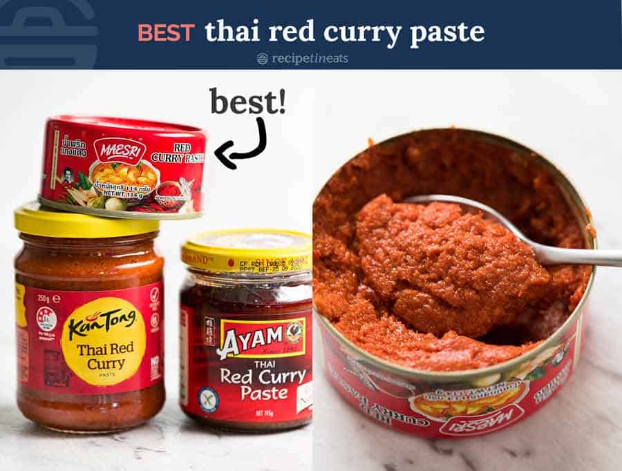Best Thai red curry paste Maesri