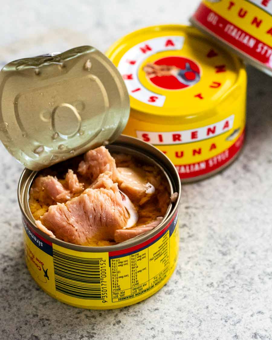 Canned tuna for tuna pasta